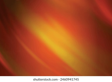 Light Orange vector glossy abstract backdrop. Modern abstract illustration with gradient. Elegant background for a brand book.