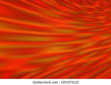 Light Orange vector glossy bokeh pattern. An elegant bright illustration with gradient. A completely new template for your design.