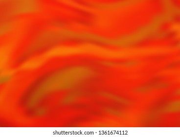 Light Orange vector glossy bokeh pattern. Colorful illustration in abstract style with gradient. A new texture for your design.