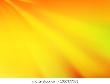 Light Orange vector glossy bokeh pattern. An elegant bright illustration with gradient. The background for your creative designs.