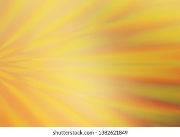 Light Orange vector glossy bokeh pattern. Modern geometrical abstract illustration with gradient. The elegant pattern for brand book.