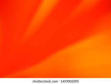 Light Orange vector glossy bokeh pattern. Glitter abstract illustration with an elegant design. The blurred design can be used for your web site.