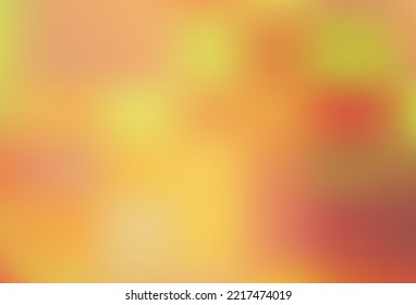 Patrón de bokeh brillante vectorial claro naranja. Ilustración abstracta vaga con gradiente. Nuevo diseño para su negocio.