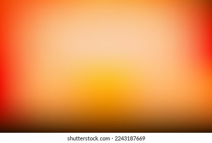 Light orange vector gradient blur layout. Colorful illustration with gradient in abstract style. Wallpaper for your web apps.