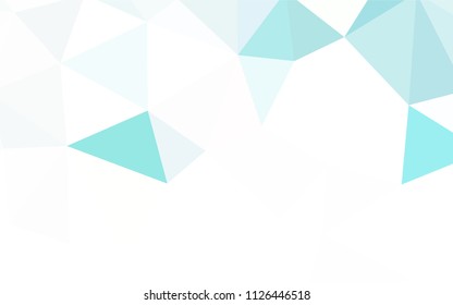 Light Orange vector gradient triangles template. Shining polygonal illustration, which consist of triangles. Brand new design for your business.