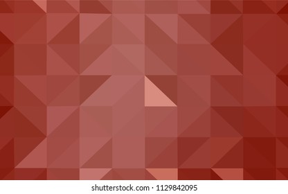 Light Orange vector gradient triangles texture. A completely new color illustration in a polygonal style. New template for your brand book.