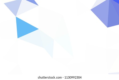 Light Orange vector gradient triangles texture. Geometric illustration in Origami style with gradient.  Pattern for a brand book's backdrop.