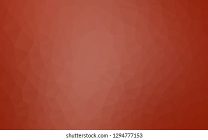 Light Orange vector gradient triangles template. Colorful illustration in polygonal style with gradient. A completely new design for your leaflet.