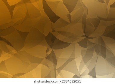 Light Orange vector gradient triangles pattern. Creative geometric illustration in Origami style with gradient. Template for cell phone's backgrounds.