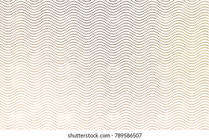 Light Orange vector illustration which consist of circles. Dotted gradient design for your business. Creative geometric background in halftone style with colored spots.