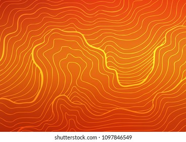 Light Orange vector indian curved background. Creative illustration in blurred style with doodles and Zen tangles. The template can be used as a background for cell phones.