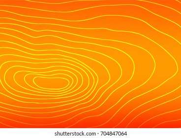 Light Orange vector indian curved texture. Decorative shining illustration with doodles on abstract template. A completely new template for your business design.