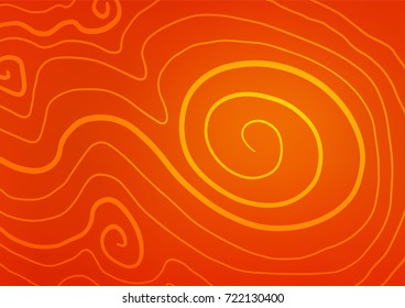 Light Orange vector indian curved template. Modern geometrical abstract illustration with doodles. A completely new template for your business design. Light Orange vector indian curved template. Modern geometrical abstract illustration with doodles. A completely new template for your business design.