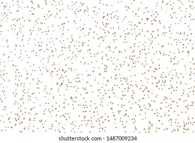 Light Orange vector layout with bright stars. Shining colored illustration with stars. Smart design for your business advert.