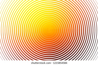Light Orange vector layout with circle shapes. Illustration with set of shining colorful abstract circles. Pattern for beautiful websites.