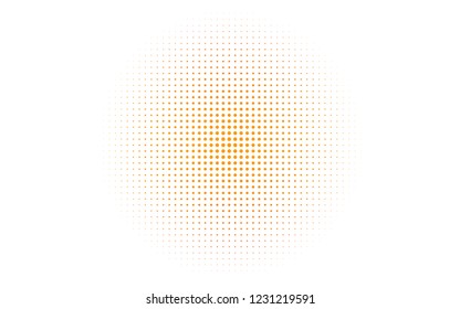 Light Orange vector layout with circle shapes. Beautiful colored illustration with blurred circles in nature style. Template for your brand book.