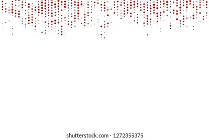 Light Orange vector layout with circle shapes. Abstract illustration with colored bubbles in nature style. Template for your brand book.