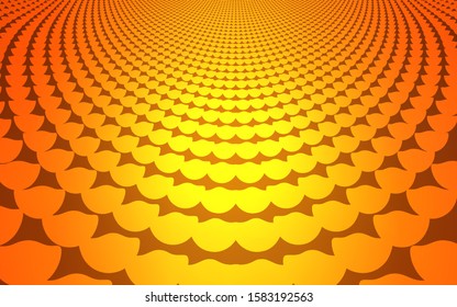 Light Orange vector layout with circle shapes. Blurred decorative design in abstract style with bubbles. New design for ad, poster, banner of your website.