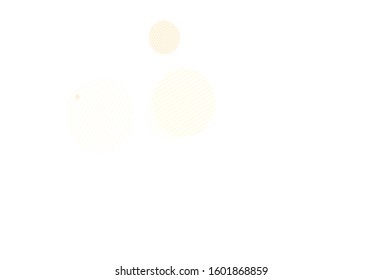 Light Orange vector layout with circle shapes. Beautiful colored illustration with blurred circles in nature style. Pattern for ads, leaflets.