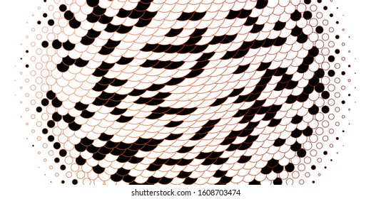 Light Orange vector layout with circle shapes. Illustration with set of shining colorful abstract spheres. Pattern for wallpapers, curtains.