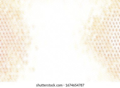 Light Orange vector layout with circle shapes. Abstract illustration with colored bubbles in nature style. Pattern for futuristic ad, booklets.
