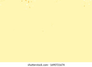 Light Orange vector layout with circle shapes. Illustration with set of shining colorful abstract circles. Design for poster, banner of websites.