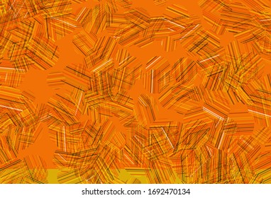 Light Orange vector layout with circle shapes. Illustration with set of shining colorful abstract circles. Pattern for ads, leaflets.