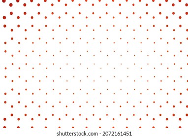 Light orange vector layout with circle shapes. Blurred decorative design in abstract style with bubbles. Pattern for ads, leaflets.