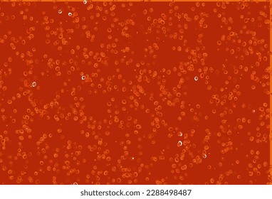 Light Orange vector layout with circle shapes. Glitter abstract illustration with blurred drops of rain. Design for business adverts.