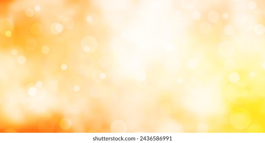 Light Orange vector layout with circle shapes. Abstract illustration with colorful spots in nature style. Pattern for booklets, leaflets.