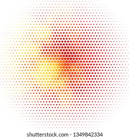 Light Orange vector layout with circles. Modern abstract illustration with colorful circle shapes. Pattern for websites, landing pages.