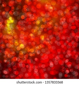 Light Orange vector layout with circles. Abstract illustration with colorful spots in nature style. Pattern for wallpapers, curtains.