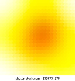 Light Orange vector layout with circles. Modern abstract illustration with colorful circle shapes. Pattern for business ads.