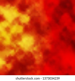 Light Orange vector layout with circles. Glitter abstract illustration with colorful drops. New template for your brand book.