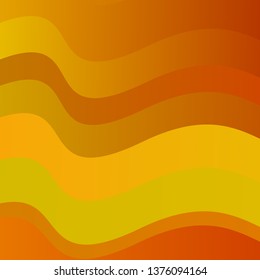 Light Orange vector layout with circular arc. Colorful illustration with curved lines. Pattern for websites, landing pages.