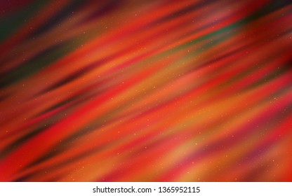Light Orange vector layout with cosmic stars. Shining illustration with sky stars on abstract template. Template for cosmic backgrounds.