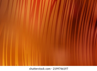 Leichte Orangefarbene Vektorgrafik mit geschwungenen Linien. Eine ganz neue farbige Illustration in einfachem Stil. Hintergrund für Handybildschirme.