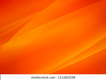 Light Orange vector layout with flat lines. Decorative shining illustration with lines on abstract template. The pattern can be used for websites.