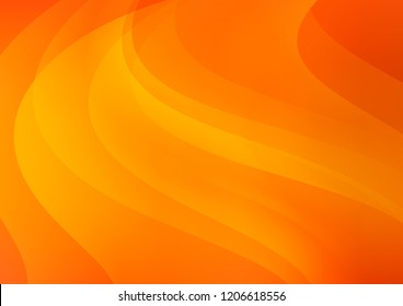 Light Orange vector layout with flat lines. Glitter abstract illustration with colored sticks. The pattern can be used for busines ad, booklets, leaflets
