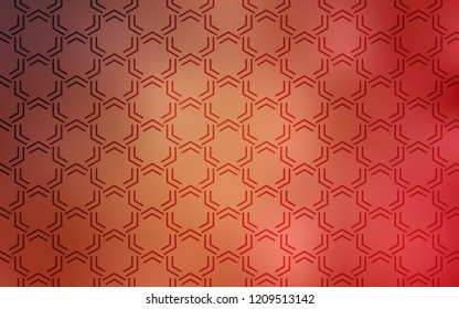 Light Orange vector layout with flat lines. Blurred decorative design in simple style with lines. The pattern for ad, booklets, leaflets.