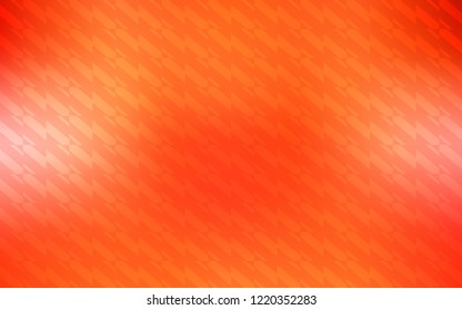 Light Orange vector layout with flat lines. Blurred decorative design in simple style with lines. Pattern for ads, posters, banners.