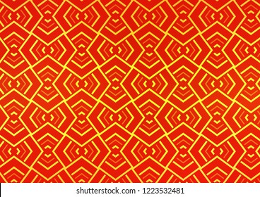 Light Orange vector layout with flat lines. Glitter abstract illustration with colored sticks. Backdrop for TV commercials.