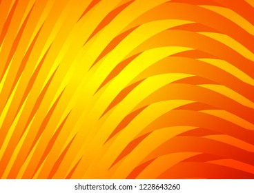 Light Orange vector layout with flat lines. Modern geometrical abstract illustration with staves. The pattern can be used for busines ad, booklets, leaflets