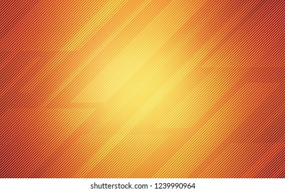Light Orange vector layout with flat lines. Lines on blurred abstract background with gradient. Template for your beautiful backgrounds.