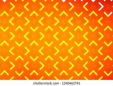 Light Orange vector layout with flat lines. Modern geometrical abstract illustration with staves. The template can be used as a background.