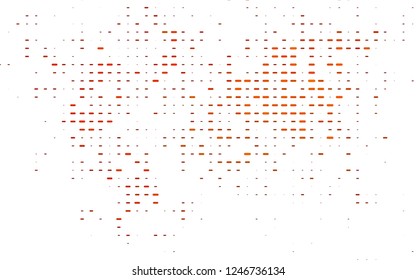Light Orange vector layout with flat lines. Glitter abstract illustration with colored sticks. Smart design for your business advert.