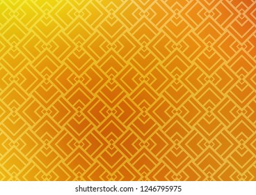Light Orange vector layout with flat lines. Blurred decorative design in simple style with lines. Backdrop for TV commercials.