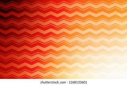 Light Orange vector layout with flat lines. Colorful shining illustration with lines on abstract template. Pattern for your busines websites.