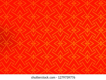 Light Orange vector layout with flat lines. Lines on blurred abstract background with gradient. Best design for your ad, poster, banner.