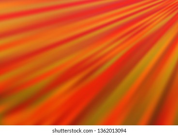 Light Orange vector layout with flat lines. Blurred decorative design in simple style with lines. Pattern for business booklets, leaflets.